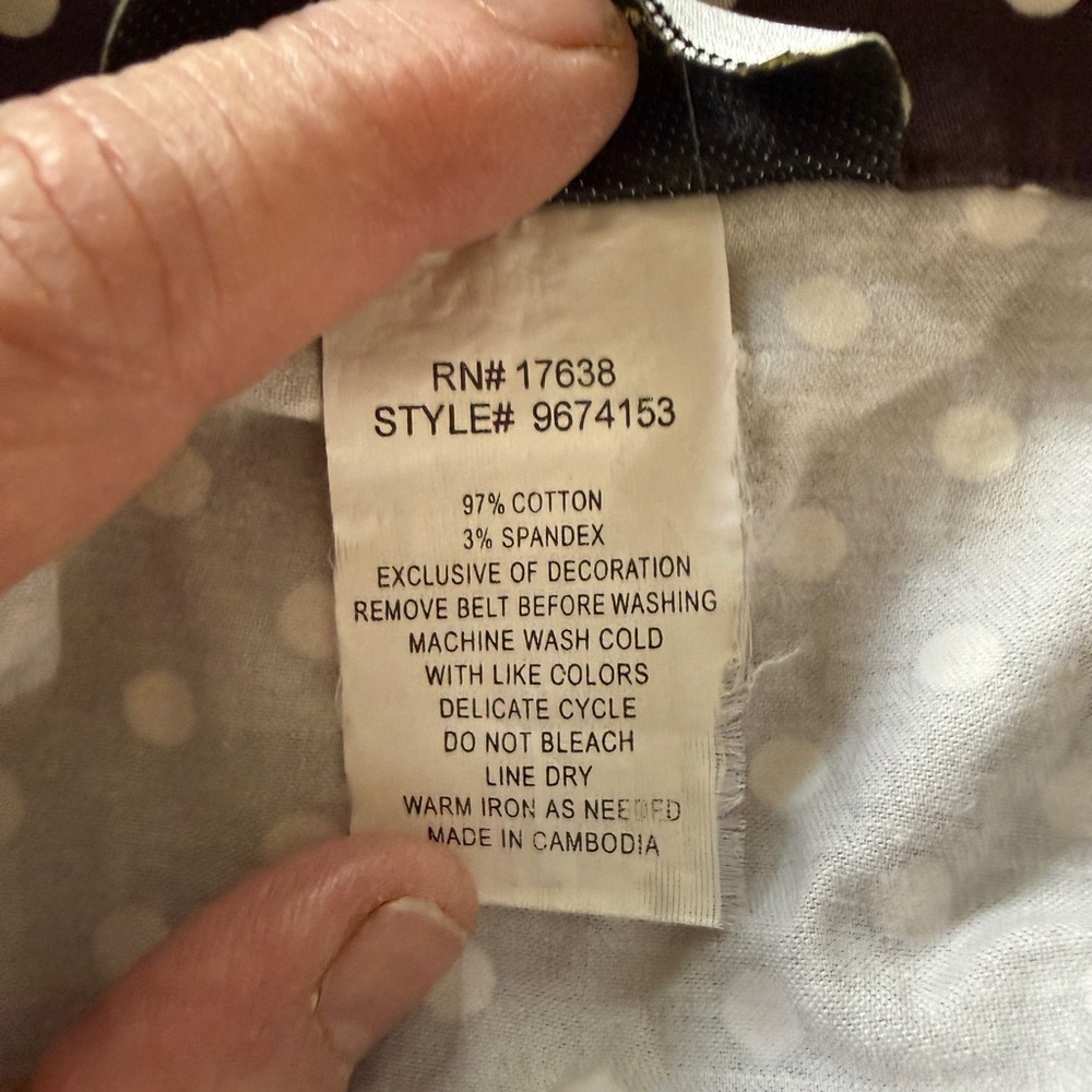 Retro 50s Style Brown Polka Dot Dress 10 - Picture 10 of 11